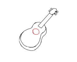 怎么画吉他的简笔画