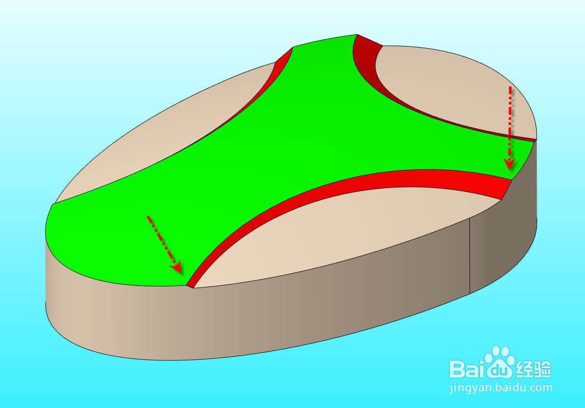 Creo创建渐变浮雕曲面方法