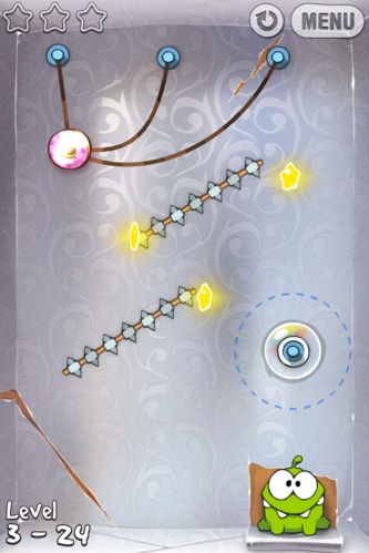 ★iPhone★糖果怪兽金属盒第24关卡攻略