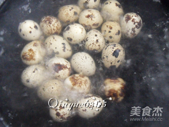 苋菜鹌鹑蛋的做法