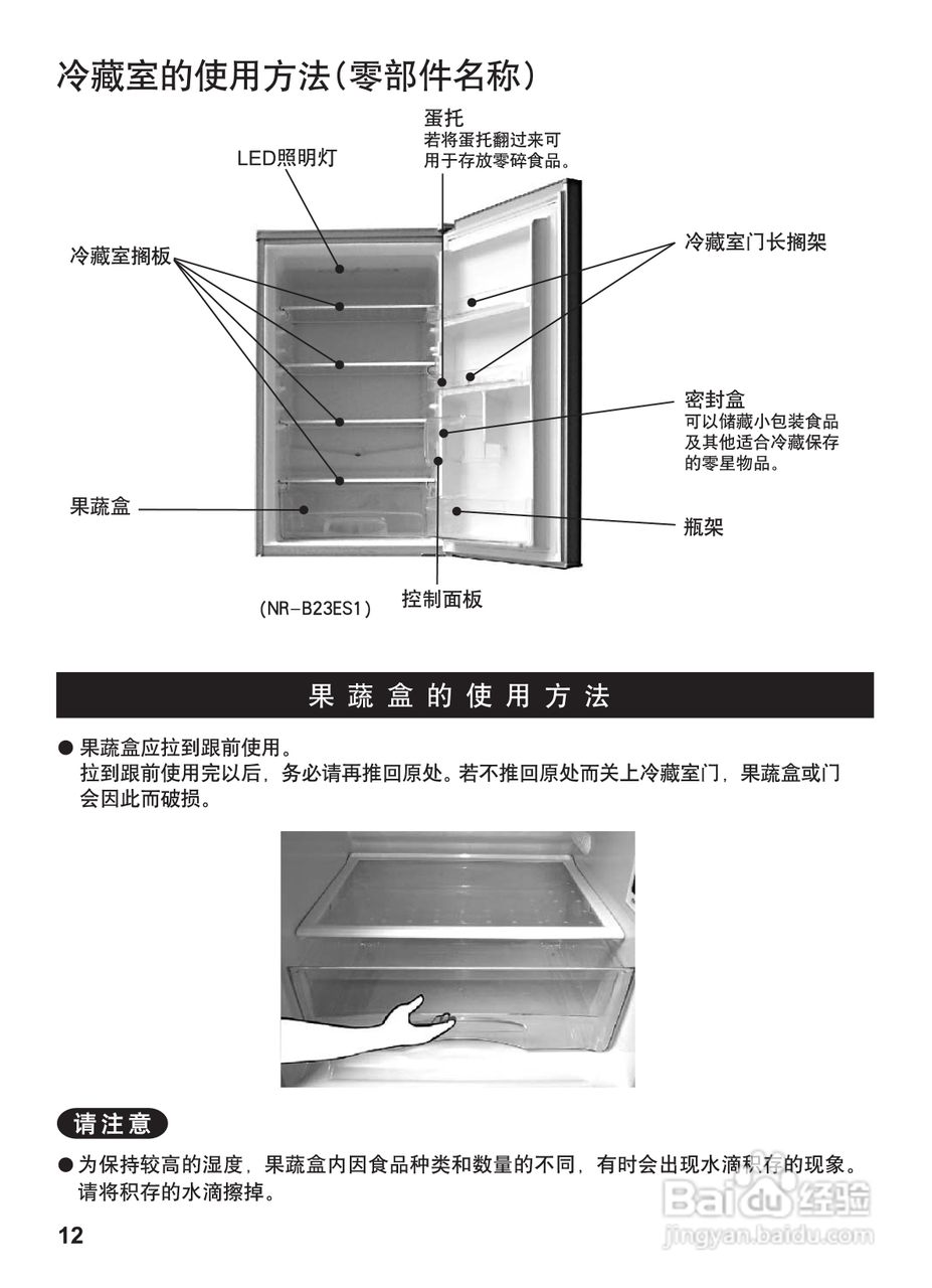 松下NR-B21ES1冰箱1使用说明书:[2]