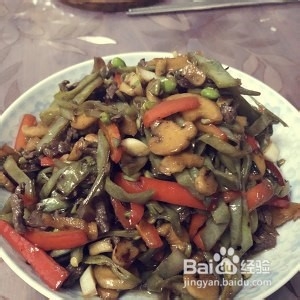峨眉豆丝萝卜干炒牛肉