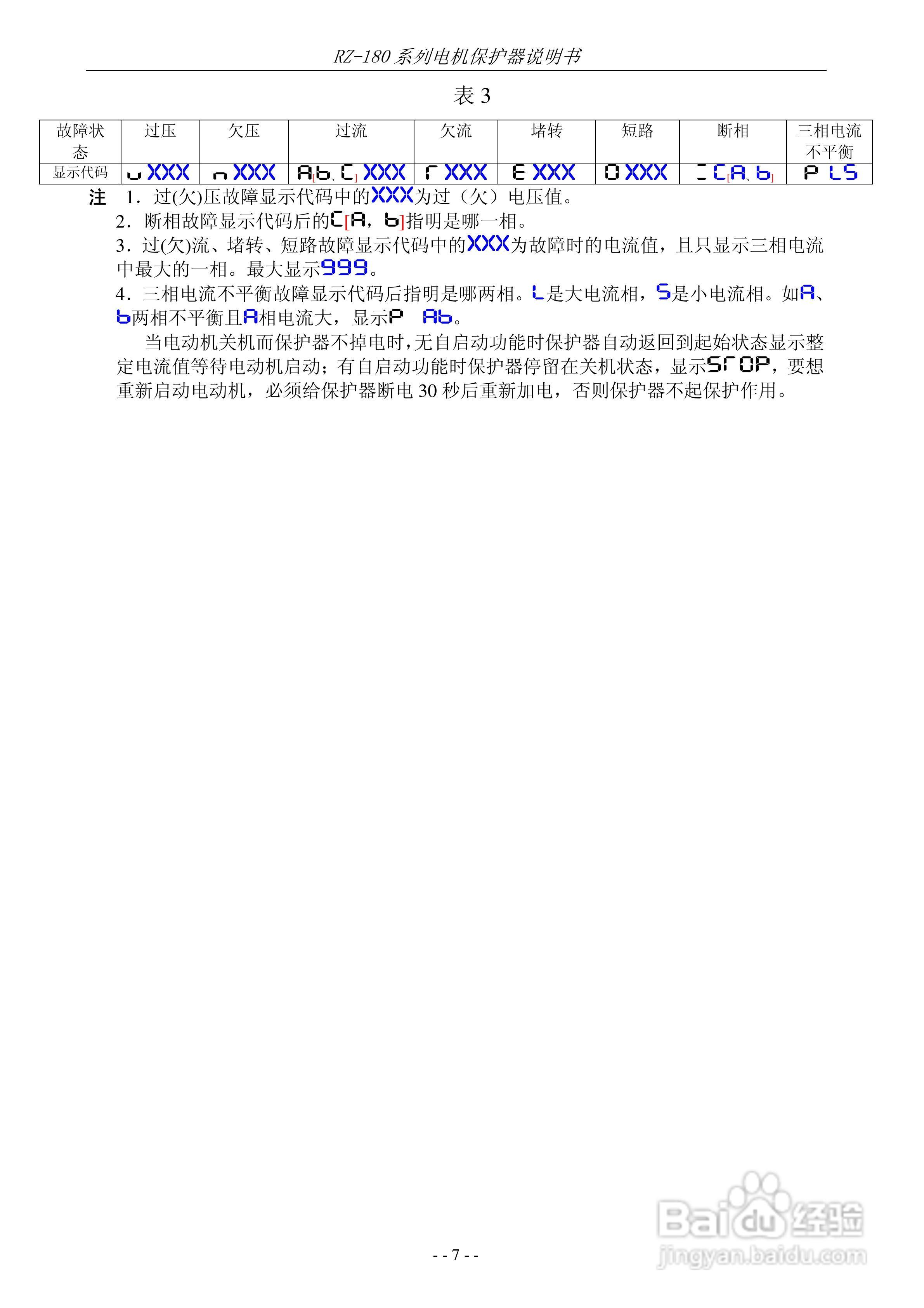 锐智RZ-180系列电动机保护器说明书:[1]