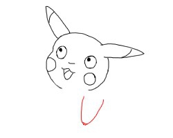 皮卡丘简笔画怎么画