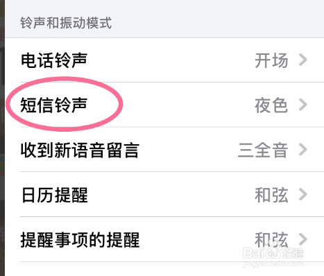 怎么修改iPhone短信铃声