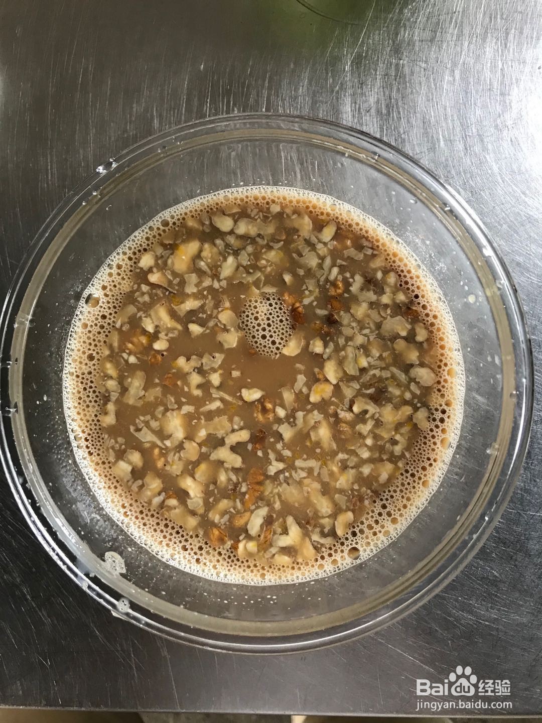 黄酒核桃炖蛋的做法