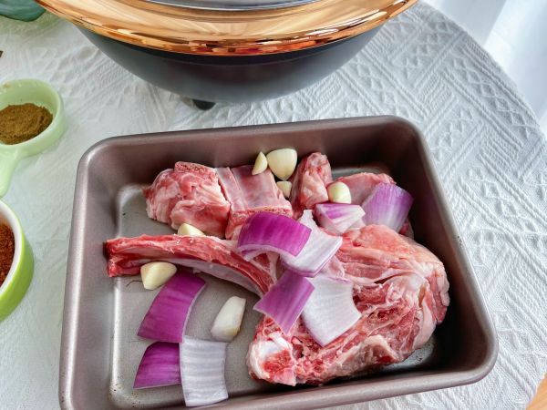 空气炸锅烤羊排