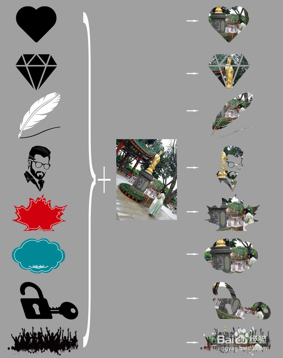 程太太学PS之——剪贴蒙版之10-1