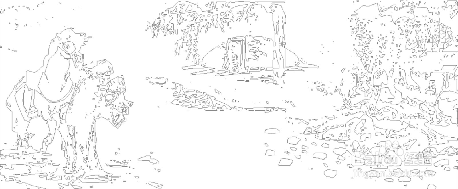 别房太尉墓的简笔画