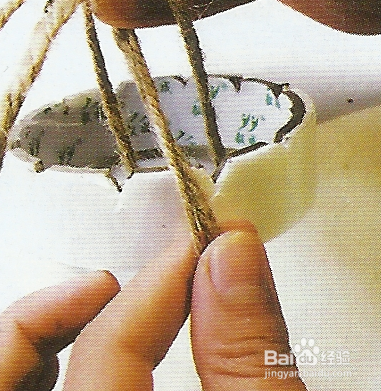 空中小花盆的做法