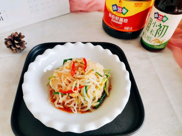 酸酸甜甜脆爽绿豆芽