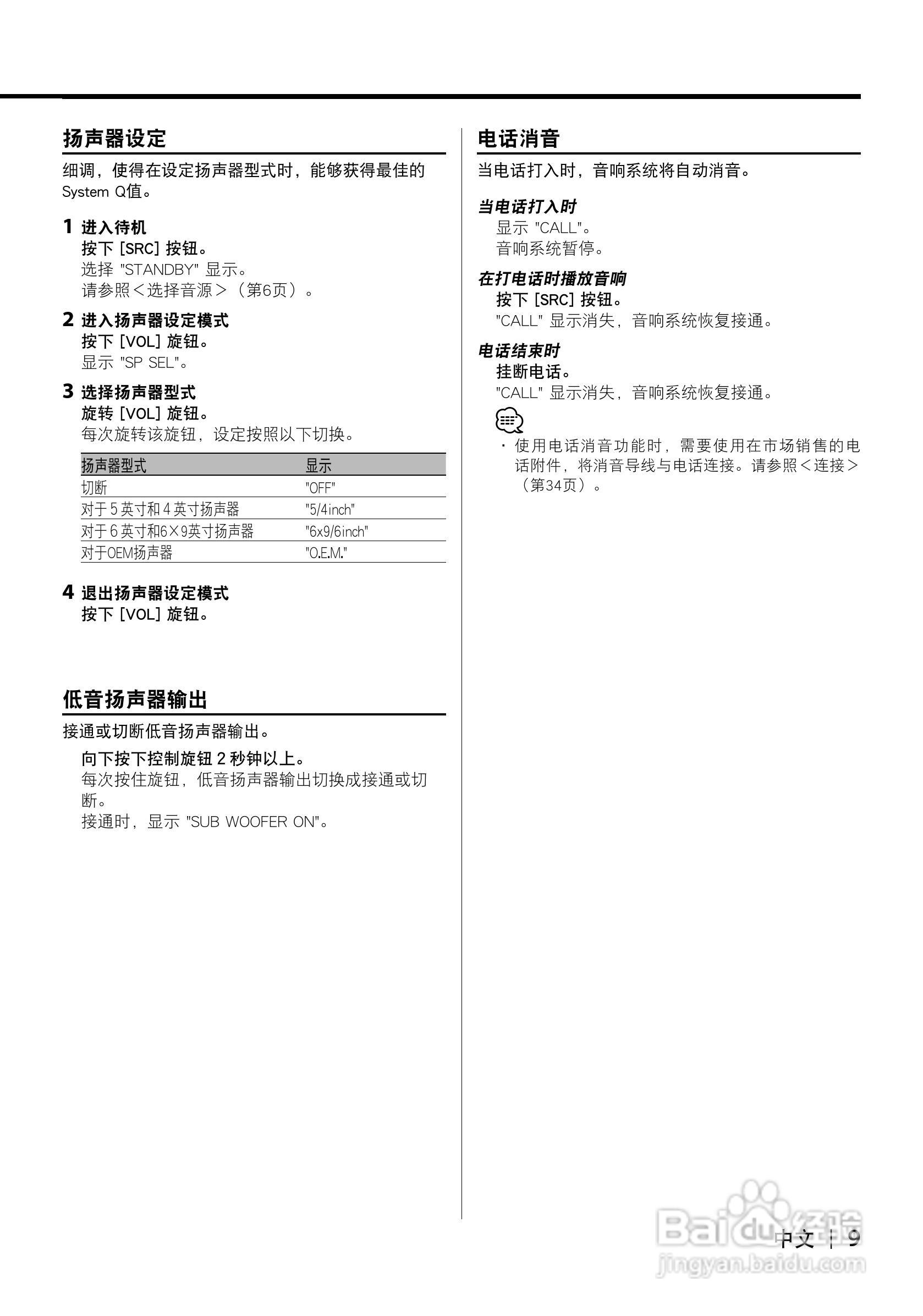 KENWOOD CD接收机KDC-X8006U 使用说明书:[1]