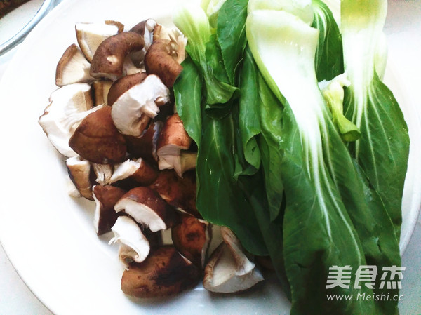 香菇青菜的做法