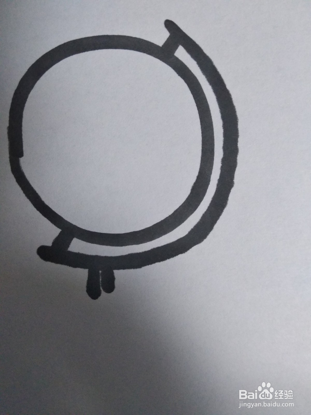 地球仪的简笔画怎么画