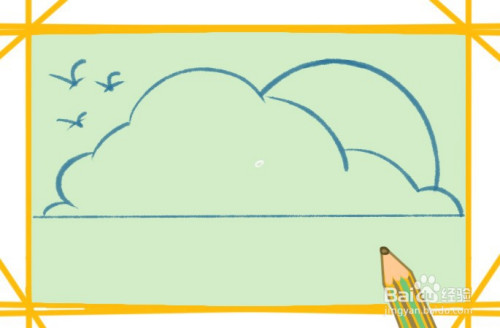 傍晚的简笔画怎么画