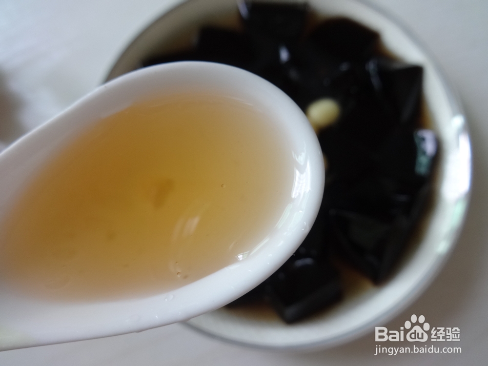 舌尖上的美食之莲子龟苓膏