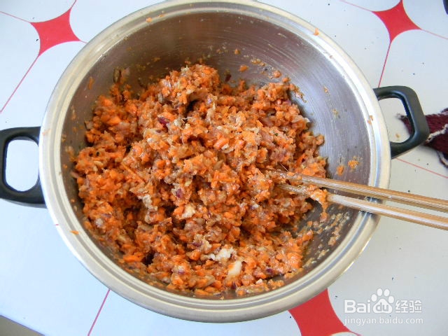 怎样做胡萝卜猪肉馅包子