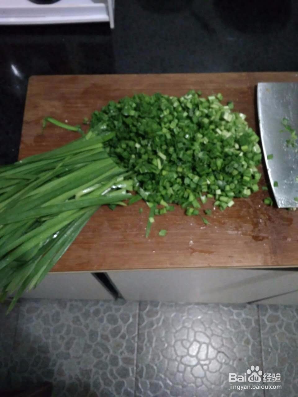 韭菜猪肉馅儿水饺的简易做法