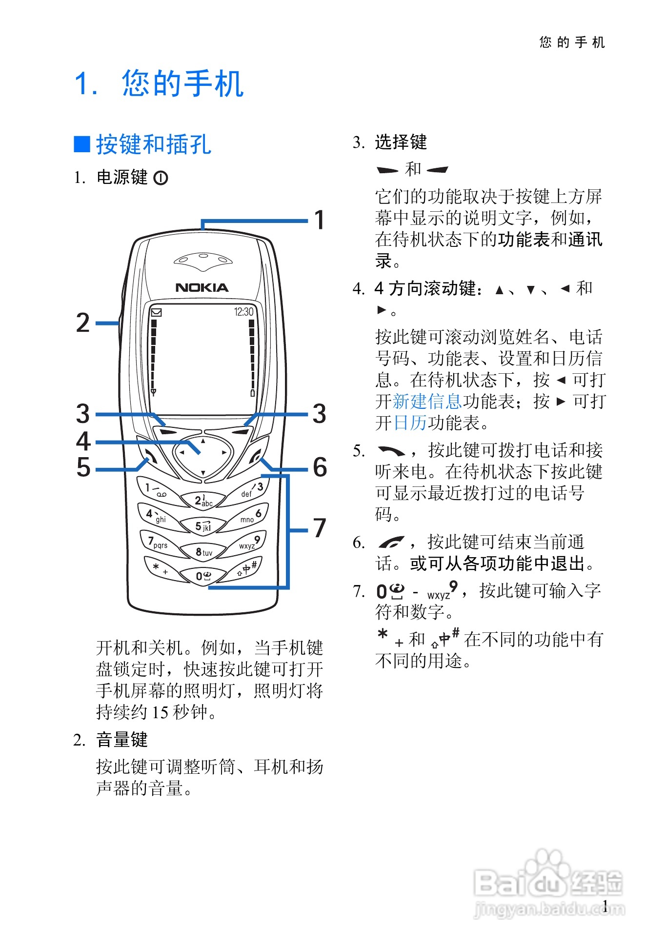诺基亚6100手机使用说明书:[2]