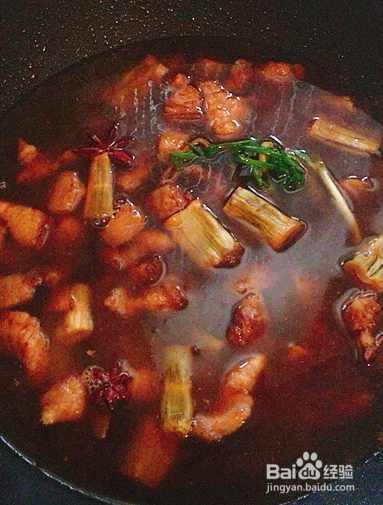 笋干土豆炖肉的做法