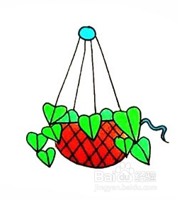 如何画出漂亮的吊兰