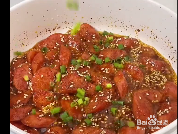 如何在家自制烧烤火腿肠？