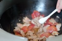 家常菜番茄肉片的做法