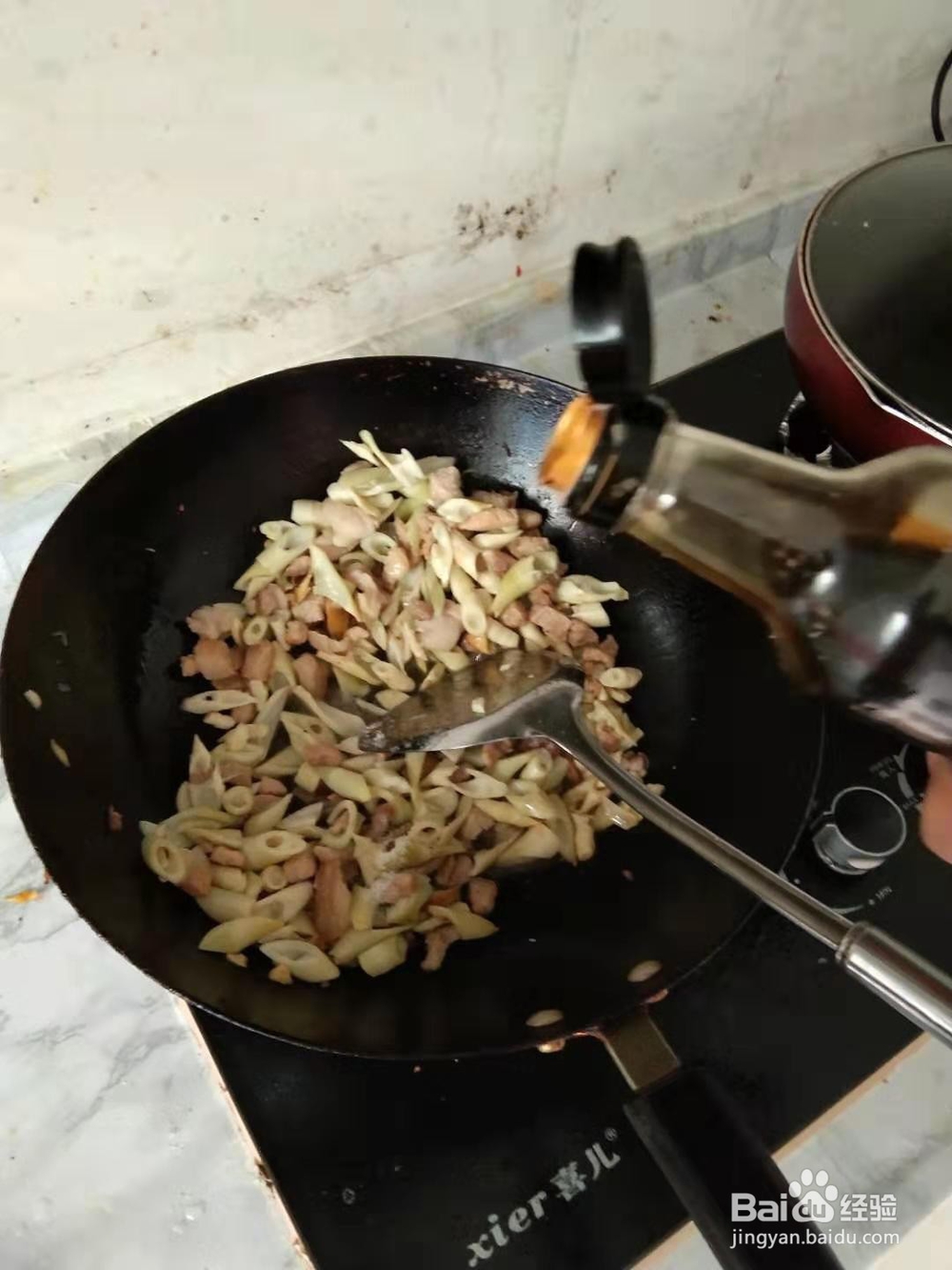 春笋炒肉丝的制作方法