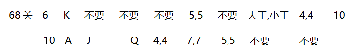 2018年4月微信欢乐斗地主残局65~71关攻略