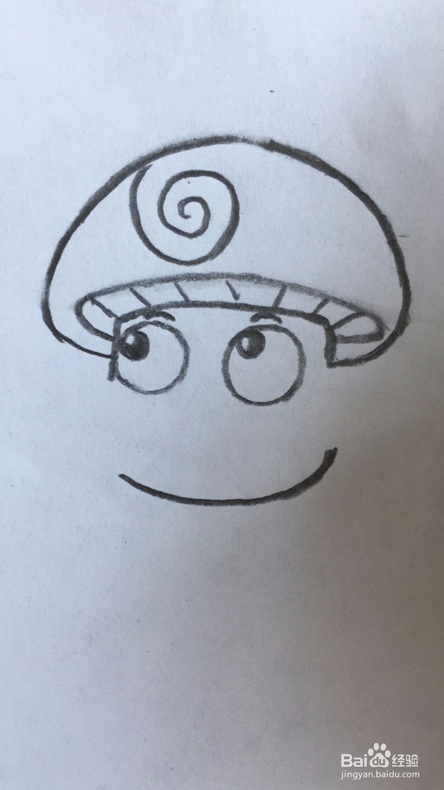 疑惑的蘑菇君如何画
