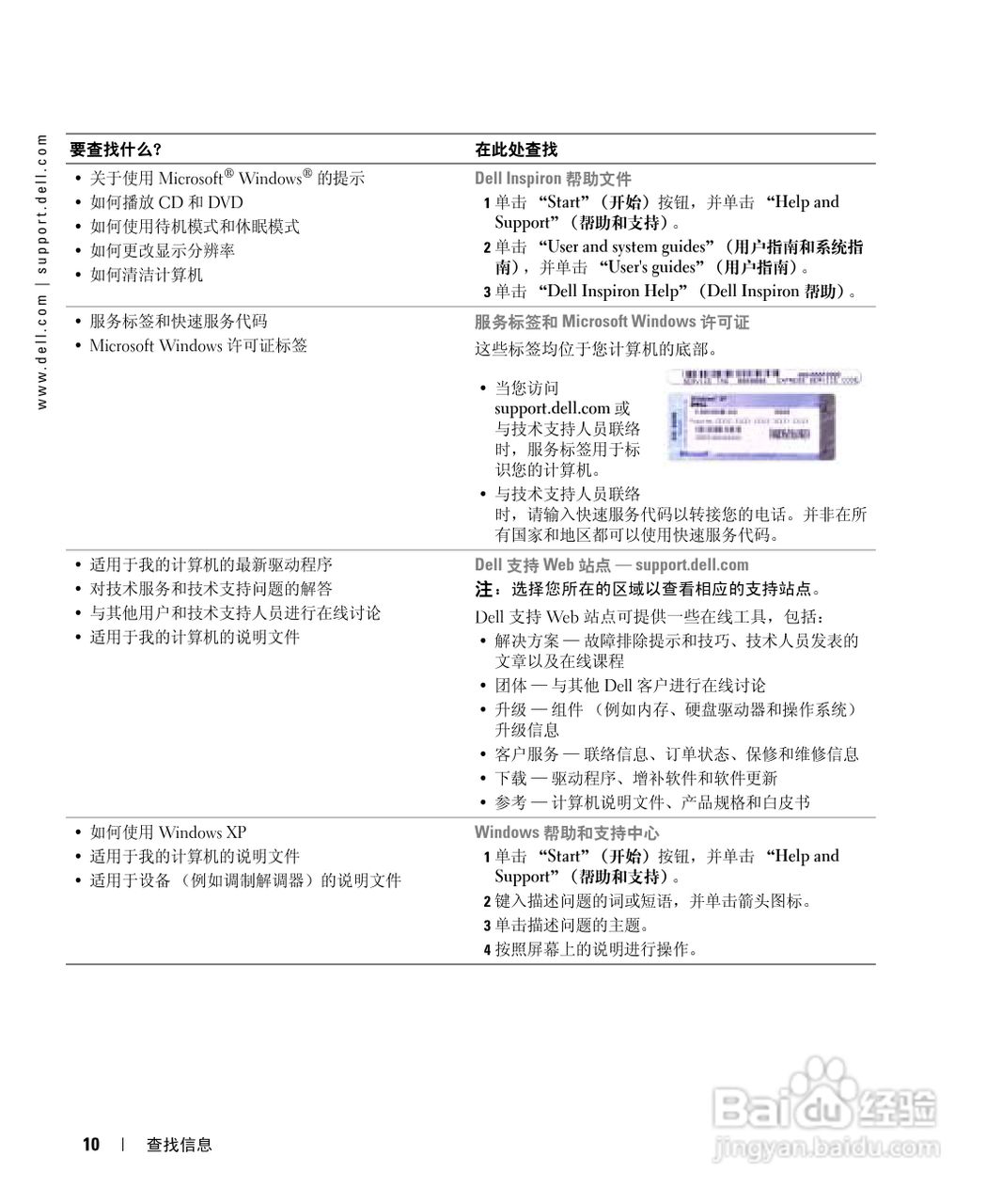 DELL戴尔Inspiron 6000笔记本电脑使用说明书:[1]