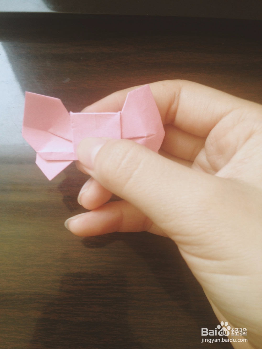 折纸图解教程—蝴蝶结