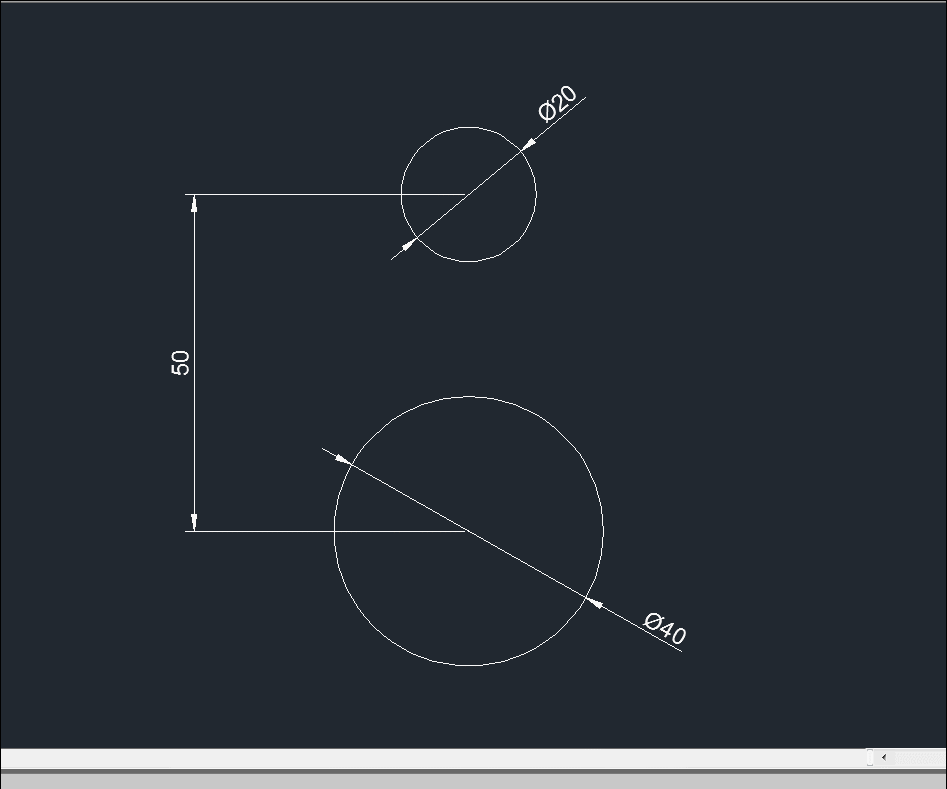 CAD如何画两个圆的公切线