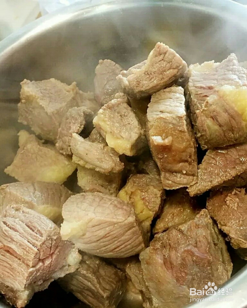 奶奶教你做板栗腐竹牛肉