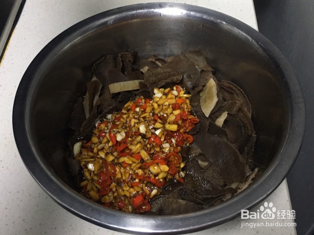 凉拌牛百叶的简单做法