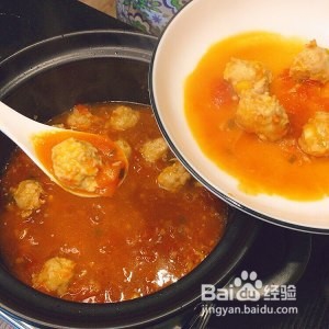 西红柿鸡肉丸
