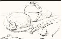 素描静物的画法三