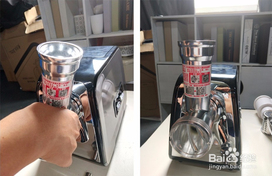 餐馆绞肉机的开箱安装体验!