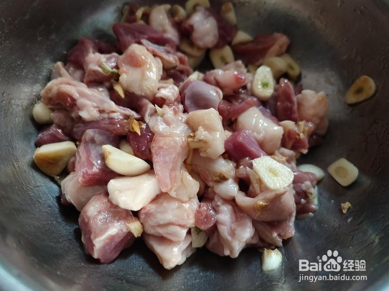 羊肉炒青豆的做法