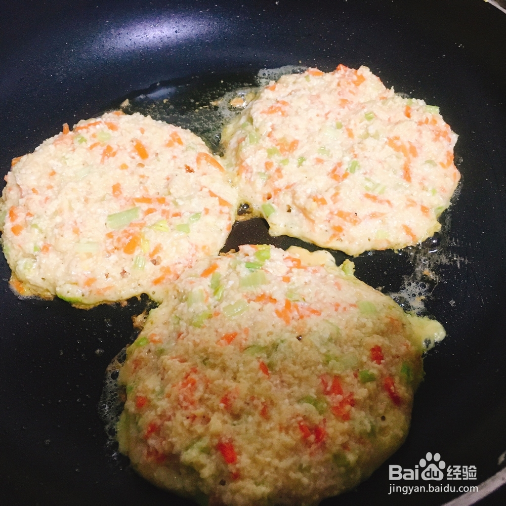 忍不住流口水的豆渣饼