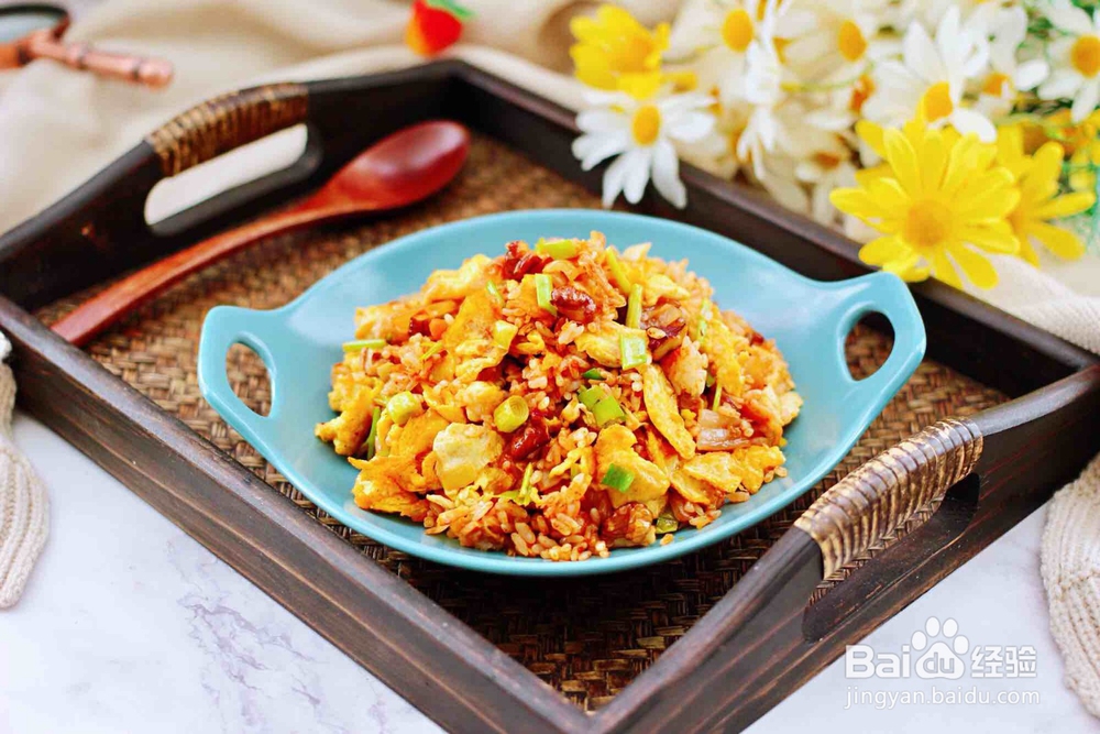 怎么样做美味的泡菜核桃炒饭