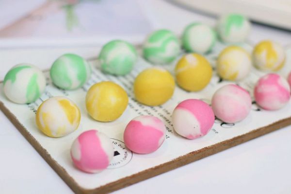 教你做琉璃彩色黑芝麻汤圆