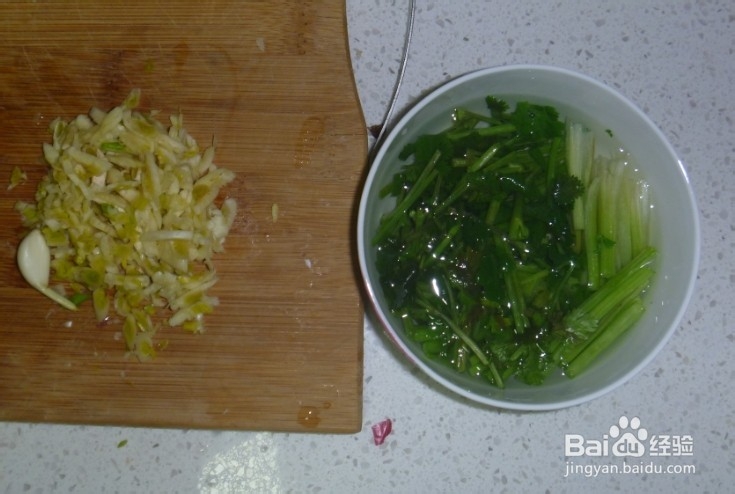 香菜蒜茸拌海蜇——每日一菜，小时候的味道