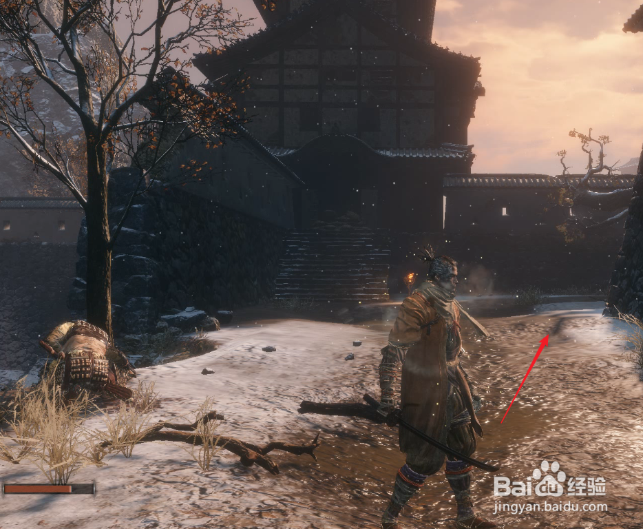 只狼图文攻略27:前往鬼形部BOSS场景