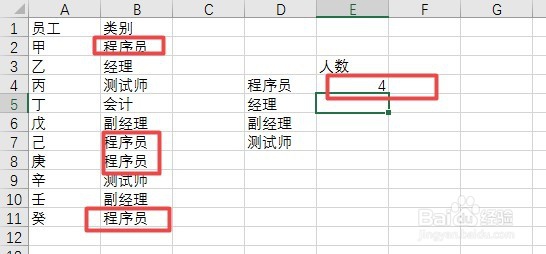 excel如何使用countif函数