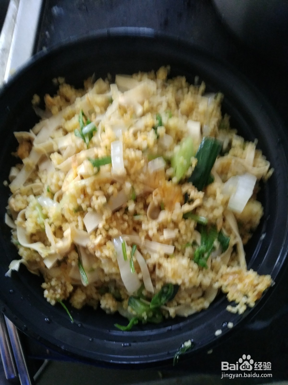 小米燕麦白菜千张炒饭