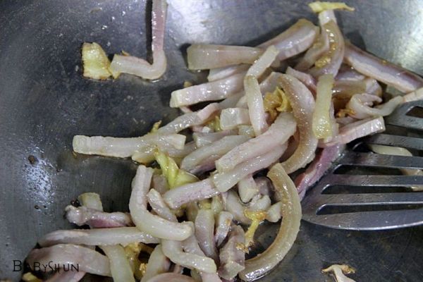 顺小煮-香干芦蒿炒咸肉