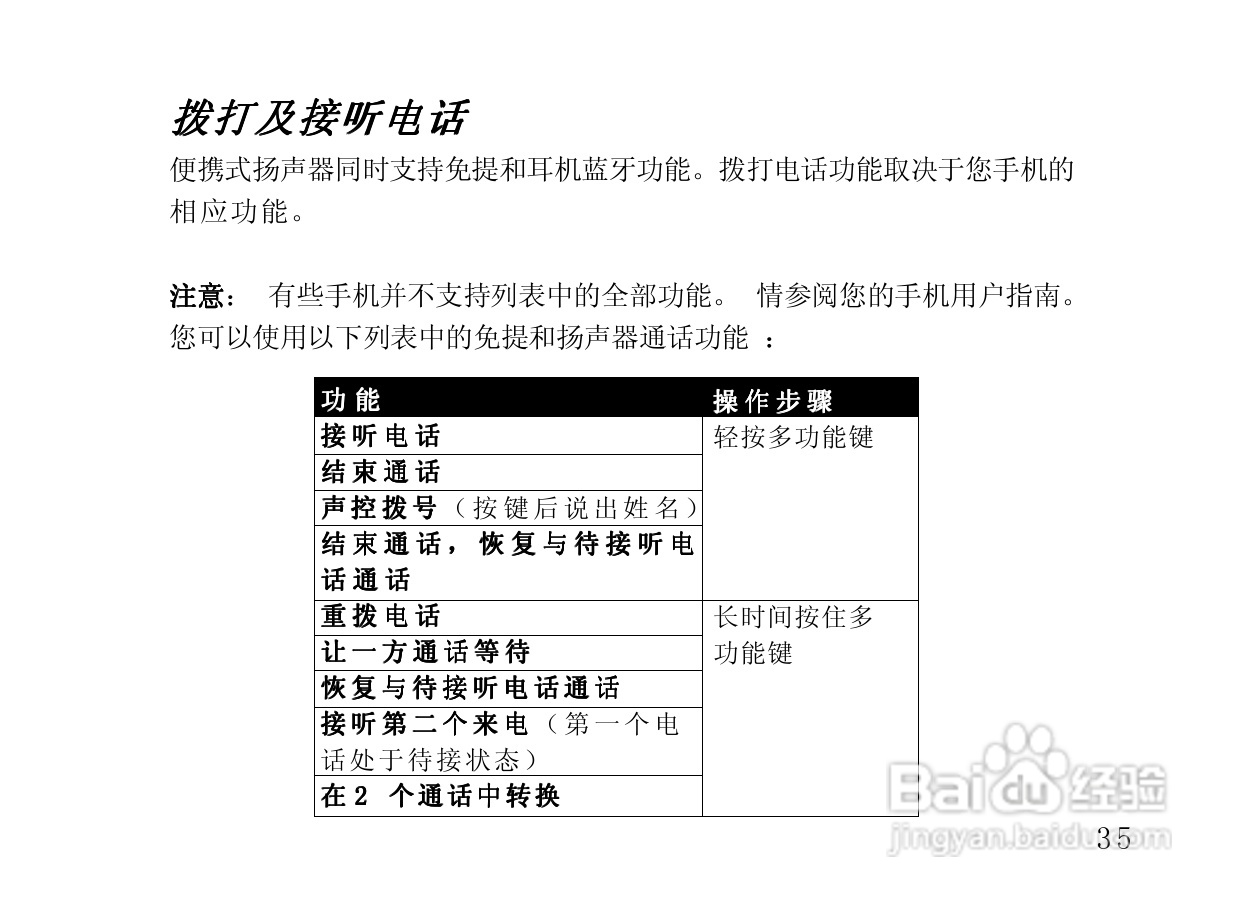 摩托罗拉HF820蓝牙耳机使用说明书:[5]