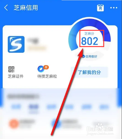支付宝历史芝麻分怎么查看