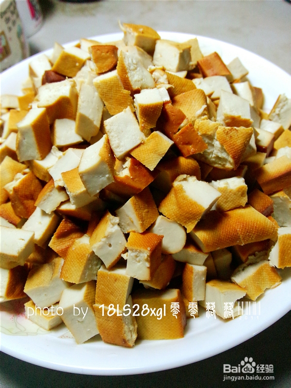 私房菜：韭菜炒豆干